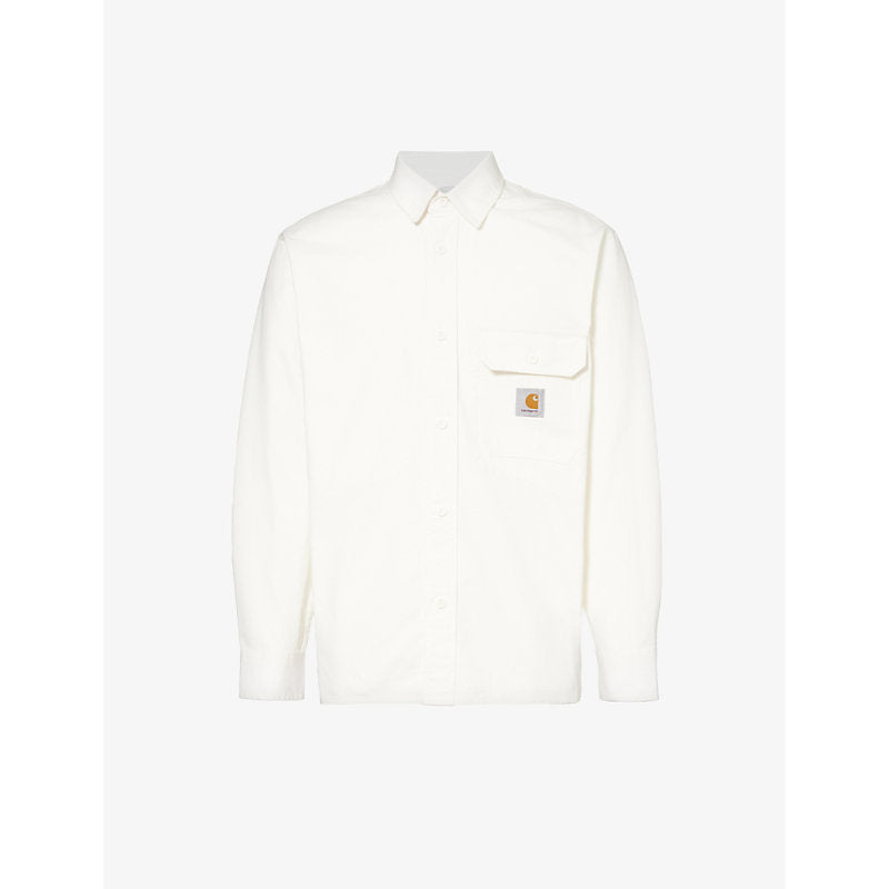 Mens Carhartt Wip Reno branded-patch cotton shirt