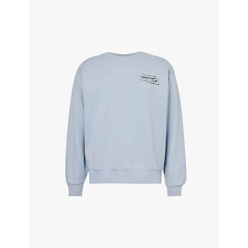  Carhartt Wip Stamp cotton-jersey sweatshirt