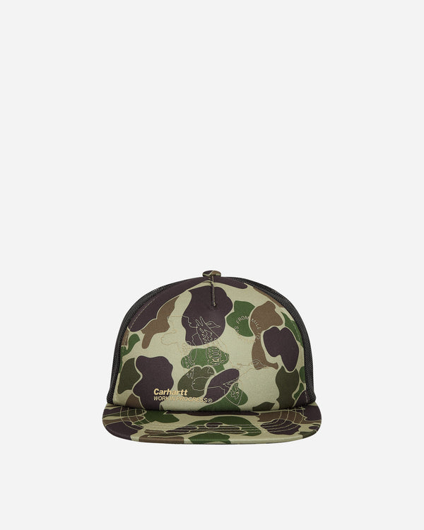 Carhartt WIP Flying Ducks Trucker Cap Camo Duck Green