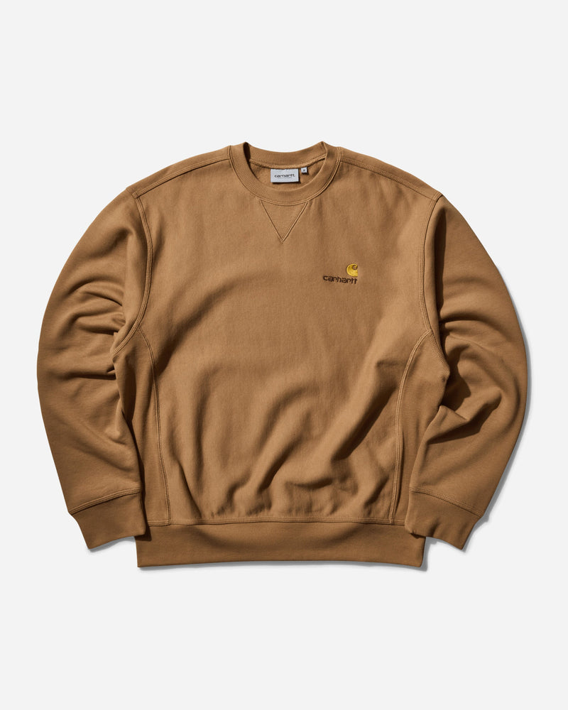 Carhartt WIP Men s American Script Crewneck Sweatshirt Peanut