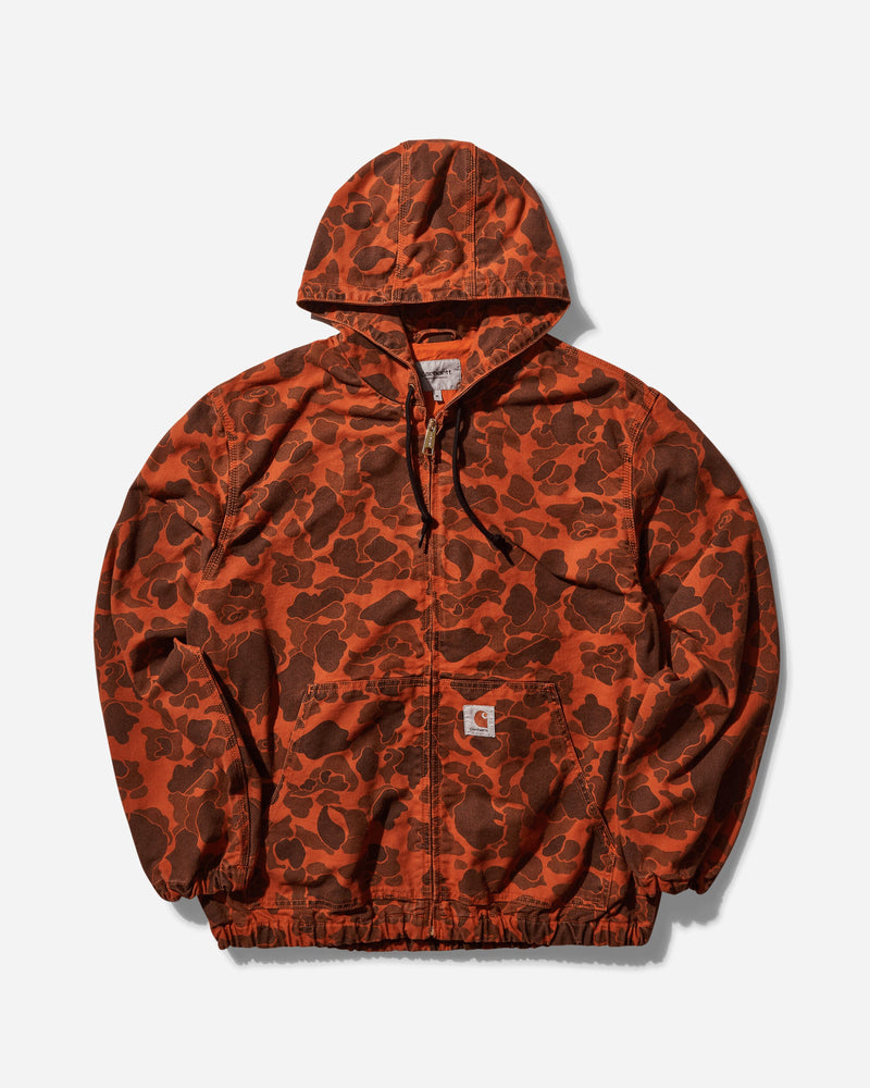 Carhartt WIP Men s Duck Active Jacket Camo Duck Green / Turmeric