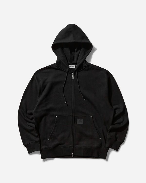 Carhartt WIP Men s Hooded Eldon Sweat Jacket Black