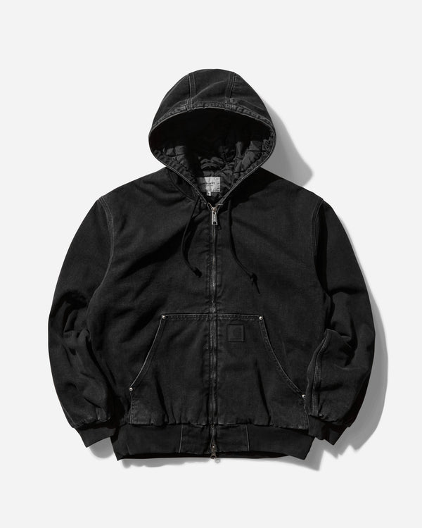 Carhartt WIP Men s OG Active Rivet Jacket Black (Stone Washed)