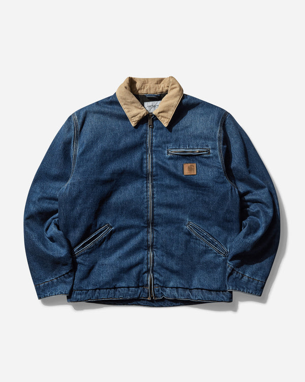 Carhartt WIP Men s OG Detroit Jacket Blue (Worn Used Wash)