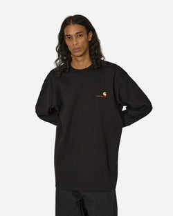 Carhartt WIP American Script Longsleeve T-Shirt Black