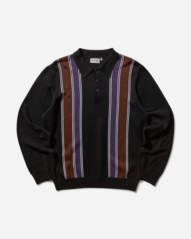 Carhartt WIP Men s Arlo Longsleeve Polo Sweater Kendricks Stripe