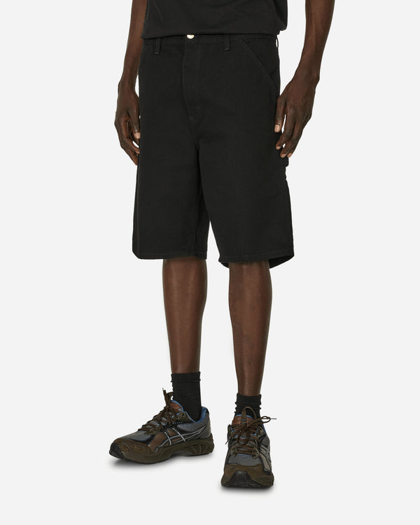 Carhartt WIP Single Knee Shorts Black (Rinsed)