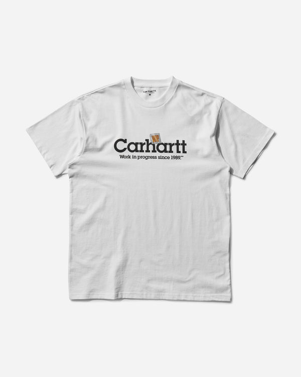 Carhartt WIP Men s Label Script T-Shirt White