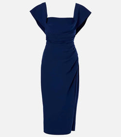 Carolina Herrera Draped midi dress | LYBSTORE