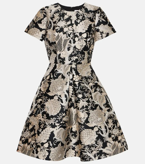 Carolina Herrera Floral jacquard minidress | LYBSTORE