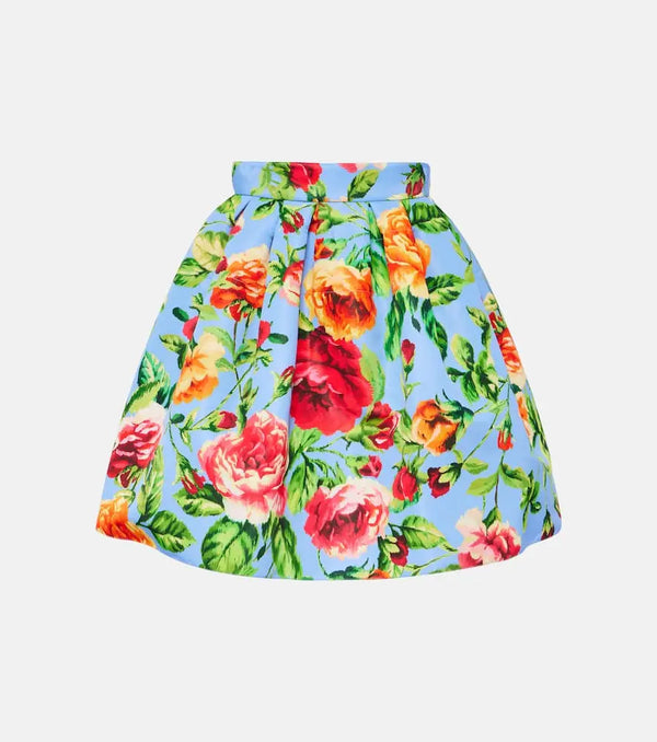 Carolina Herrera Floral midi skirt | LYBSTORE