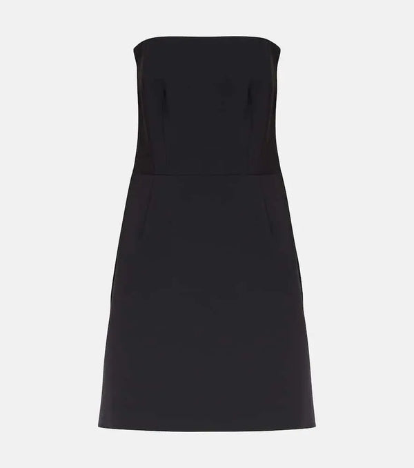 Carolina Herrera Strapless draped minidress