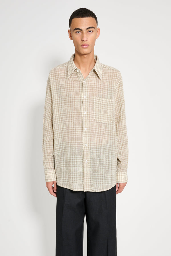 Carter Young Hugo Shirt Butter / Cream Check