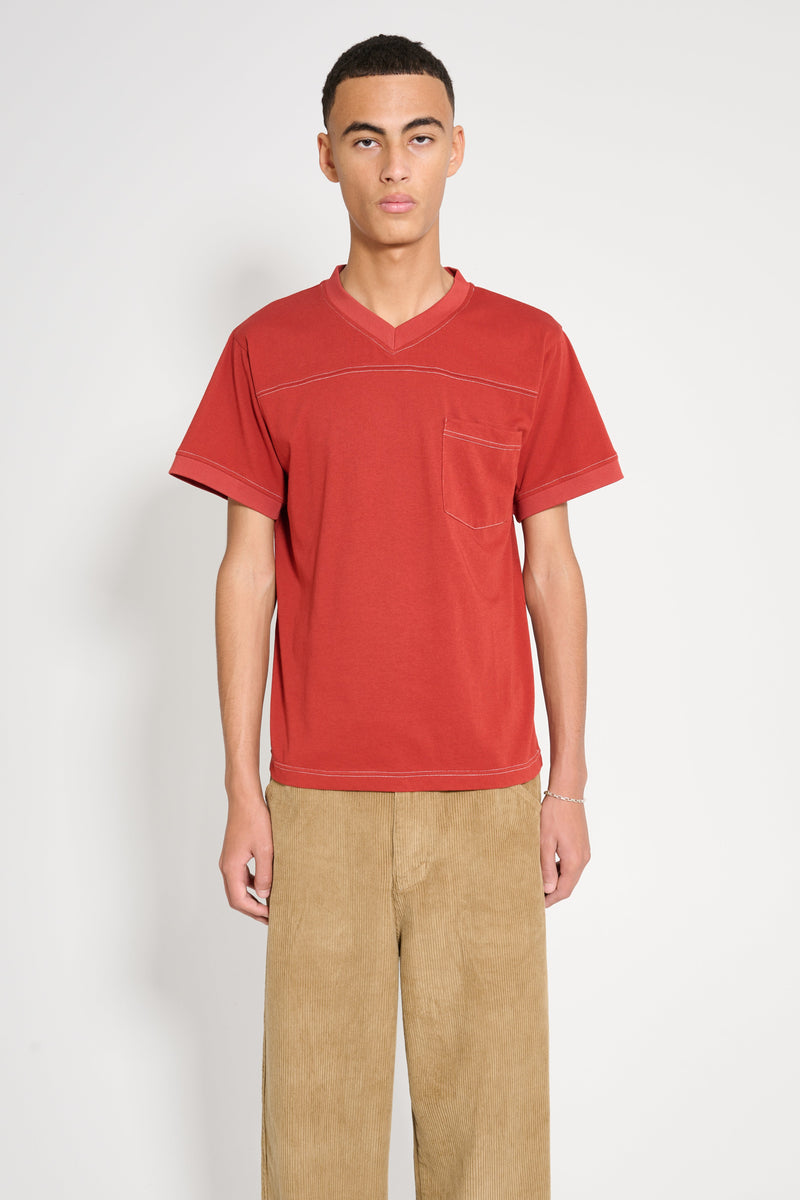 Carter Young Scrimmage Tee Crimson / Cream