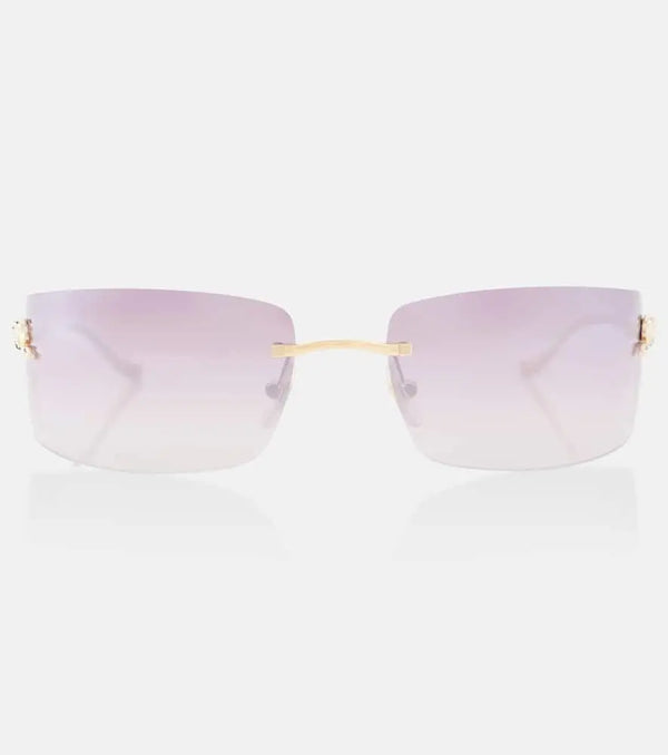 Cartier Eyewear Collection Panthère De Cartier rectangular sunglasses