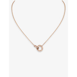 Cartier LOVE 18ct rose-gold and diamond necklace