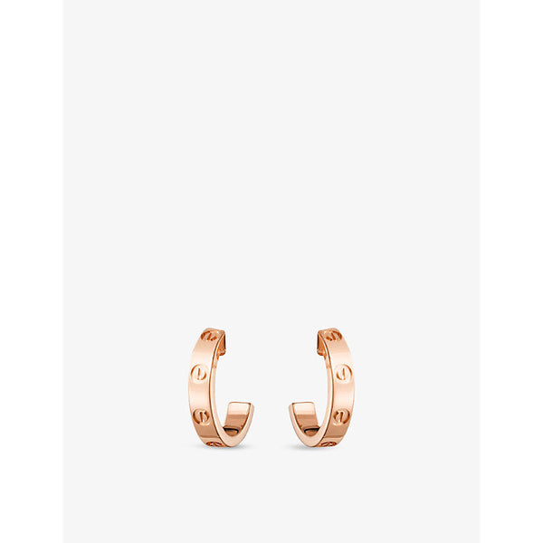 Cartier LOVE 18ct rose-gold earrings