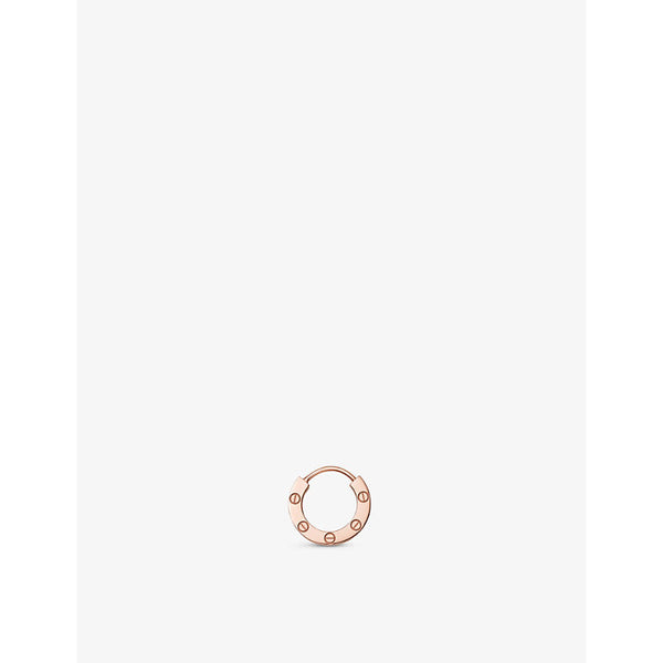 Cartier LOVE 18ct rose-gold single hoop earring