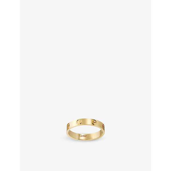 Cartier LOVE small 18ct yellow-gold wedding band | LYBSTORE