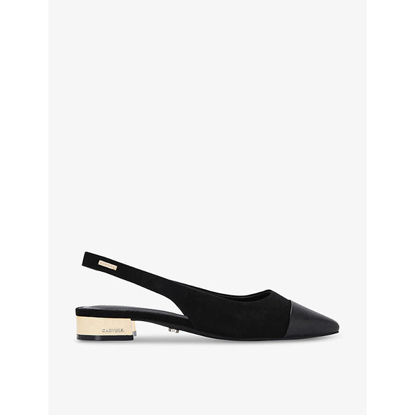 Womens Carvela Amelia sling-back faux-leather pumps