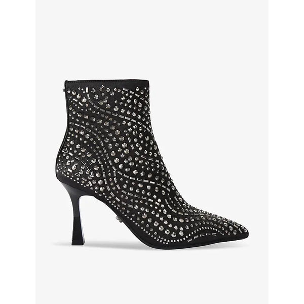 Carvela Catwalk stud-embellished satin ankle boots | Carvela