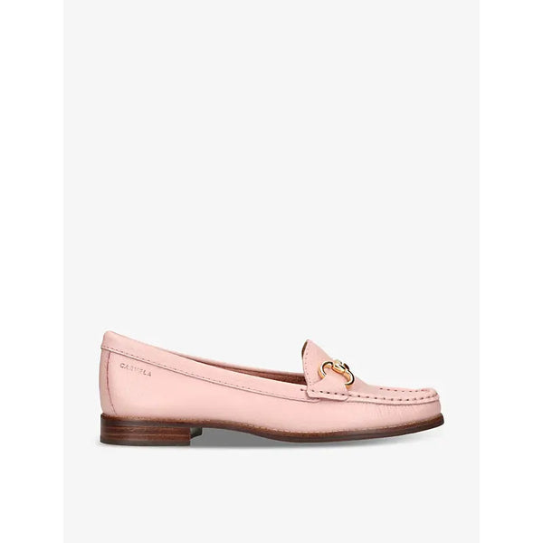 Carvela Comfort Click horsebit-chain leather loafers