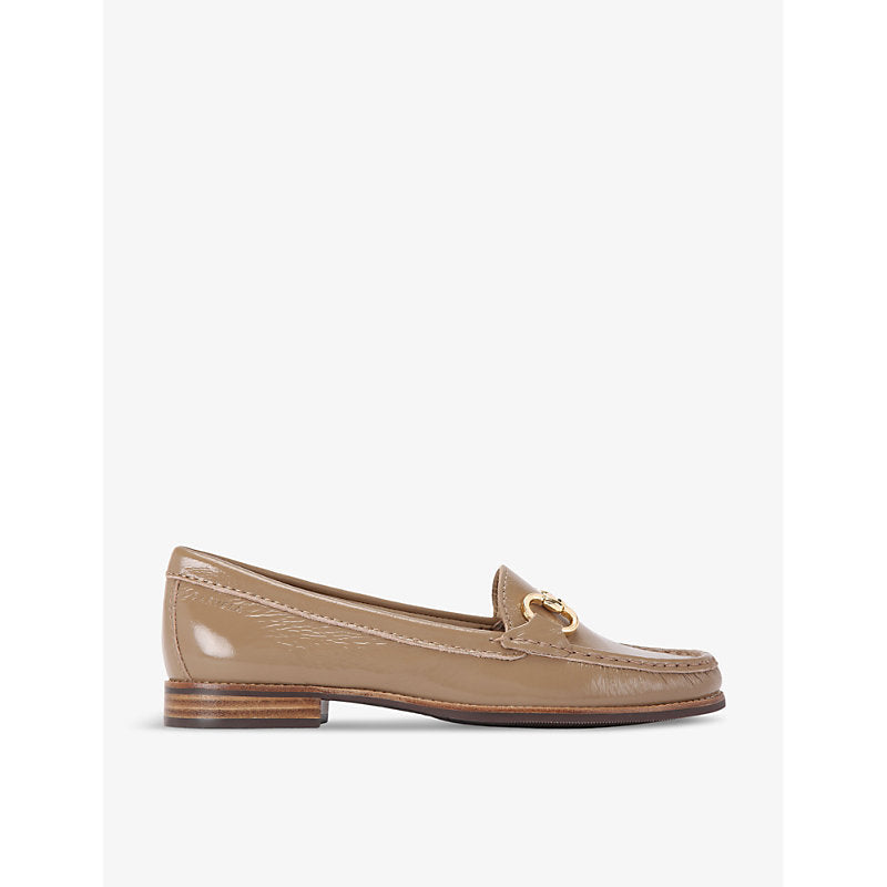 Womens Carvela Comfort Click snaffle-trim flat leather loafers