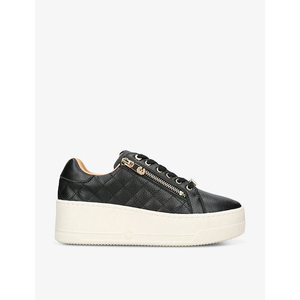 Carvela Connected Zip leather low-top trainers | LYBSTORE