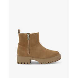 Carvela Limit Fur shearling-lined suede ankle boots