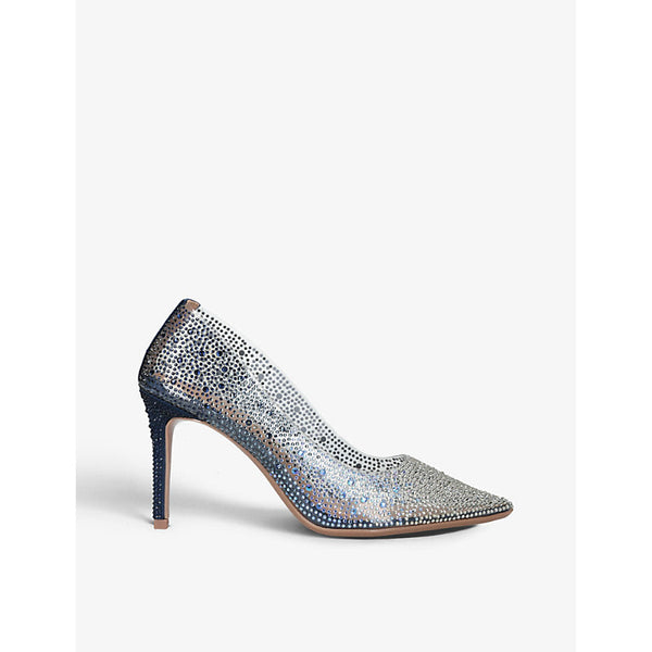 Carvela Lovebird crystal-embellished PVC courts | LYBSTORE