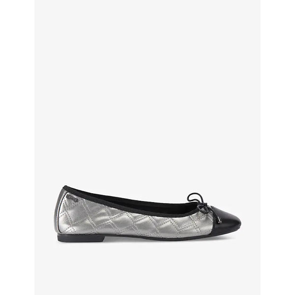 Carvela Prima square-toe faux leather ballet flats | Carvela