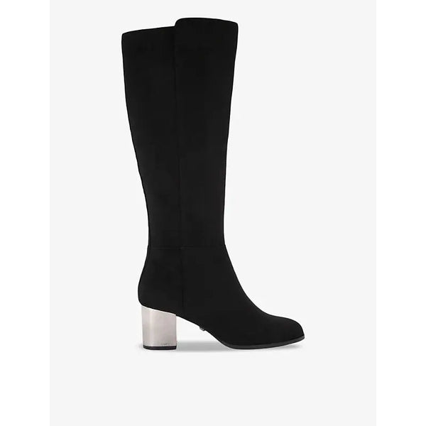 Carvela Royale block-heel faux-suede knee-high boots | Carvela