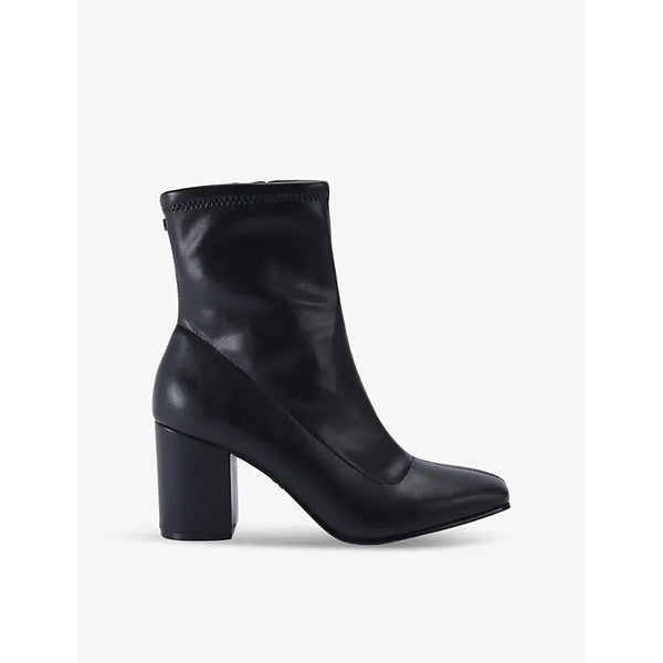 Carvela Strut heeled faux-leather ankle boots