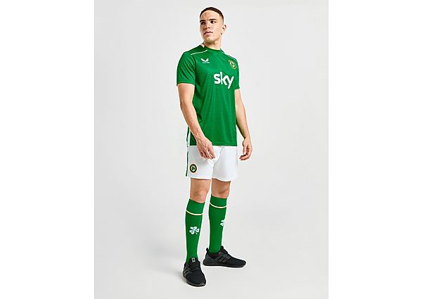 Castore Republic Of Ireland 2024 Home Shorts White