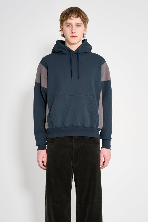 Cav Empt Side Color Hoodie Navy