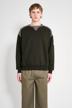 Cav Empt Panel Shoulder Crew Neck Black