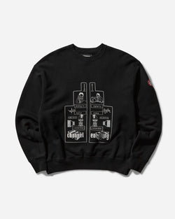 Cav Empt Men s Channel Encoding Crewneck Sweatshirt Black