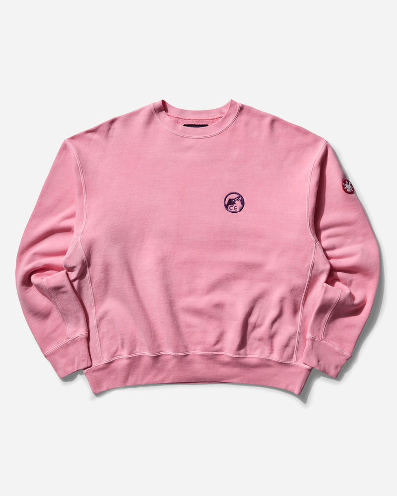 Cav Empt Men s Overdye Pre Cog Crewneck Sweatshirt Pink