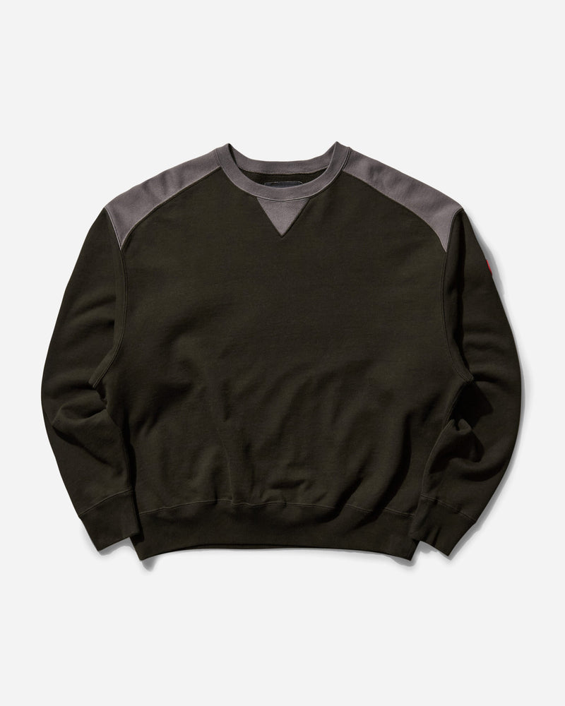 Cav Empt Men s Panel Shoulder Crewneck Sweatshirt Black