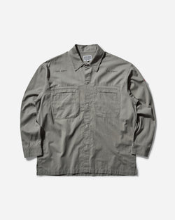 Cav Empt Men s Cotton Casual Shirt Grey