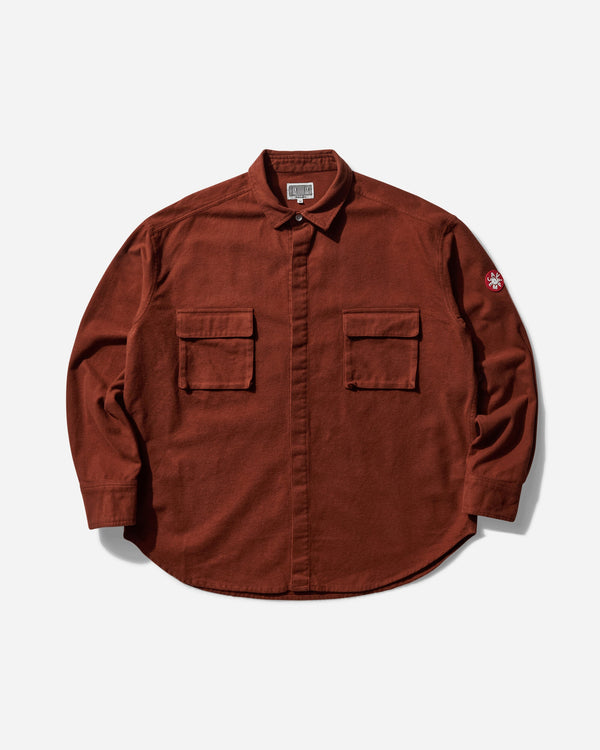 Cav Empt Men s Flannel Big Shirt Brown