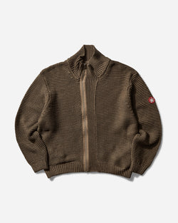 Cav Empt Men s Cotton Zip Up Knit Khaki