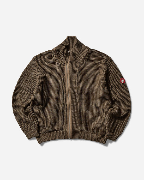 Cav Empt Men s Cotton Zip Up Knit Khaki