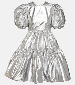 Cecilie Bahnsen Sylvie metallic taffeta minidress