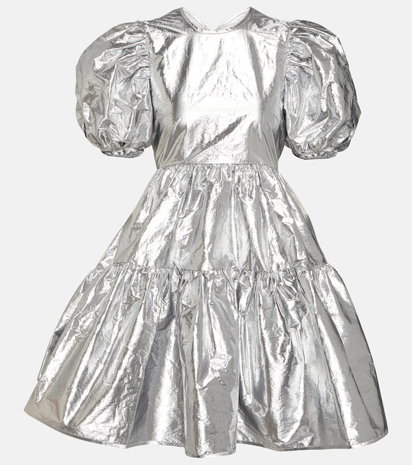 Cecilie Bahnsen Sylvie metallic taffeta minidress