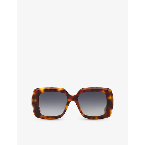 Celine CL40263I Bold 3 Dots square-frame acetate sunglasses | LYBSTORE