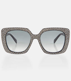 Celine Eyewear Embellished square sunglasses