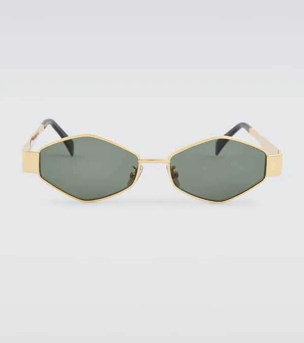 Celine Eyewear Triomphe oval sunglasses | LYBSTORE