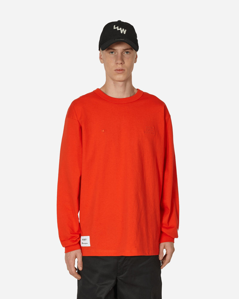 Champion WTAPS Academy Longsleeve T-Shirt Orange