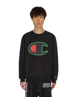 Champion Tears Logo Crewneck Sweatshirt Multicolor